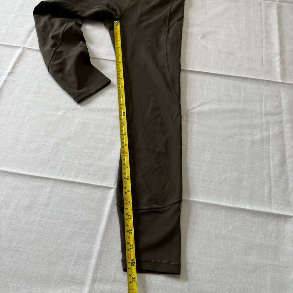 Lululemon In Movement 7/8 Tight *Everlux 25" Dark Green Athletic Leggings Sz 4 - Picture 7 of 11